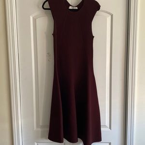 MM.LeaFleur burgundy knit dress size L. Like new